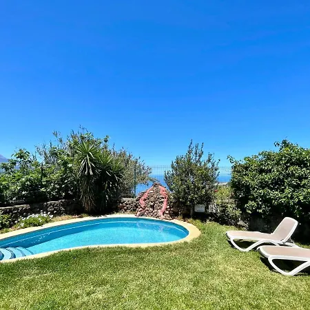 Rural House With Wifi, Private Pool, View Of The Atlantic And Mount Teide