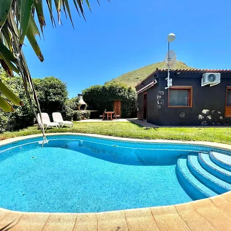 Rural House With Wifi, Private Pool, View Of The Atlantic And Mount Teide