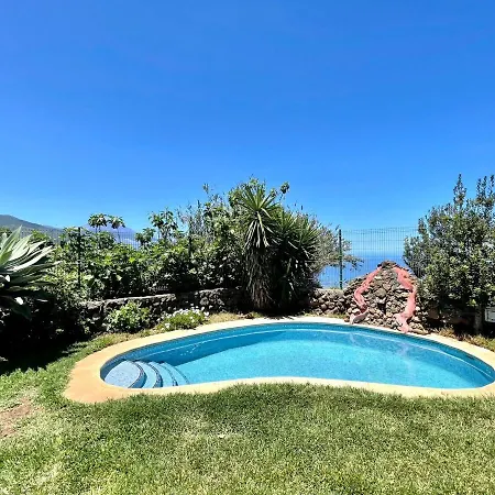Rural House With Wifi, Private Pool, View Of The Atlantic And Mount Teide